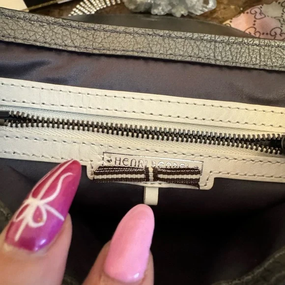 Henri Bendel Metallic Studded Flap Crossbody NWT - Picture 11 of 13